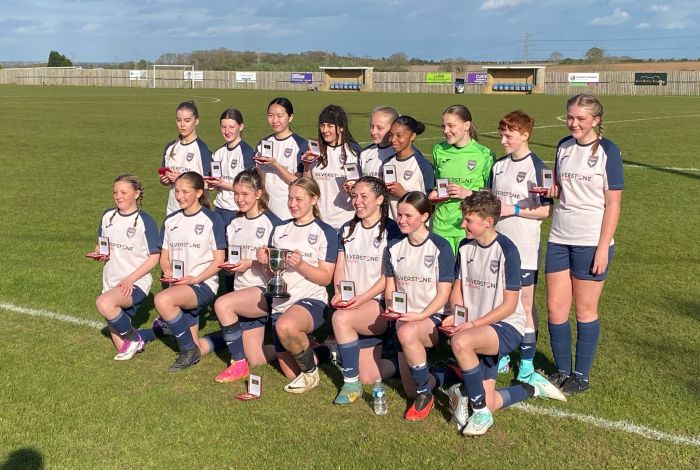 Houghton Hawks U15 A Girls Claim League Title and County Cup Glory